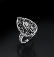 טבעת אירוסין מיוחדת מאד בעיצוב בוהמי - מישון 