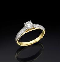טבעת אירוסין בעיצוב ניצחי - רובל